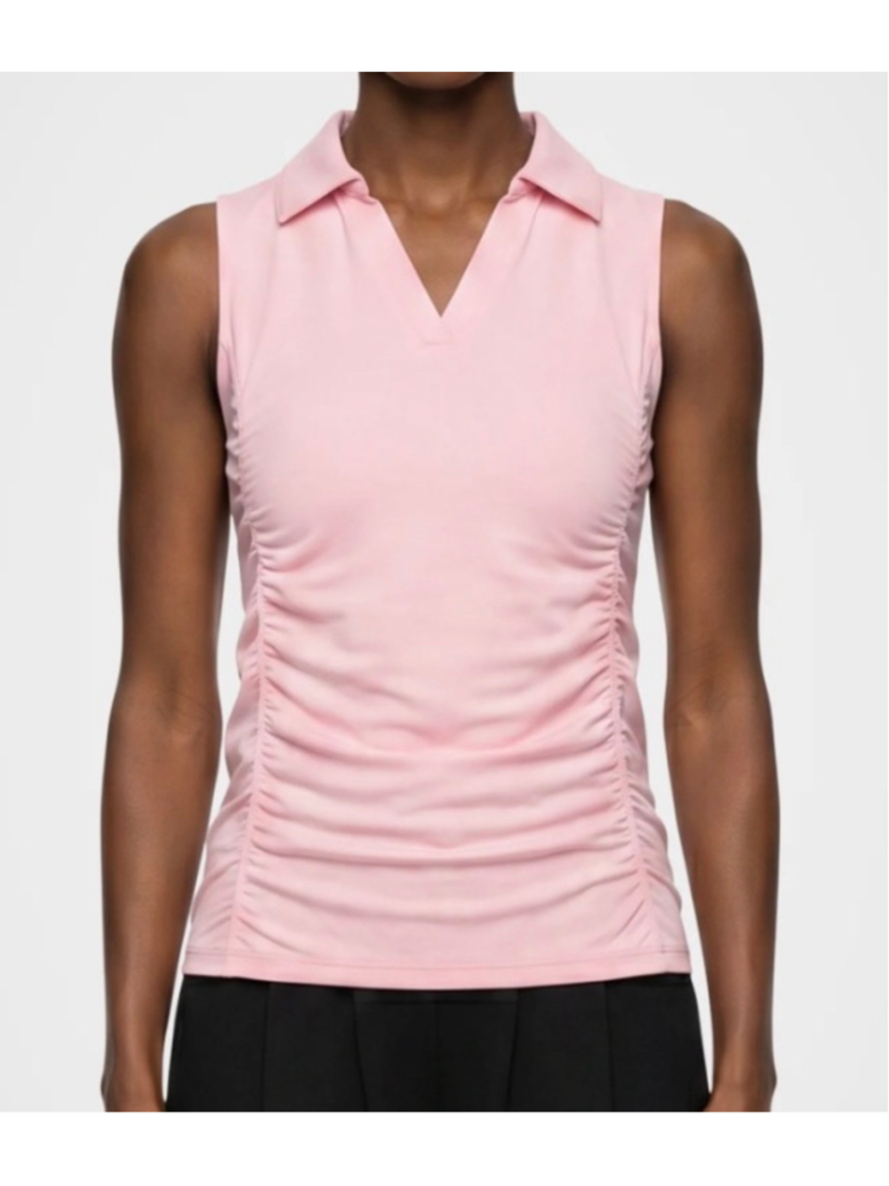 Kyodan Sleeveless Polo Tank Top Size Golf Tennis Shirt Pink NWT